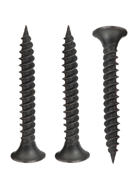 Black phosphated fine thread self tapping screws